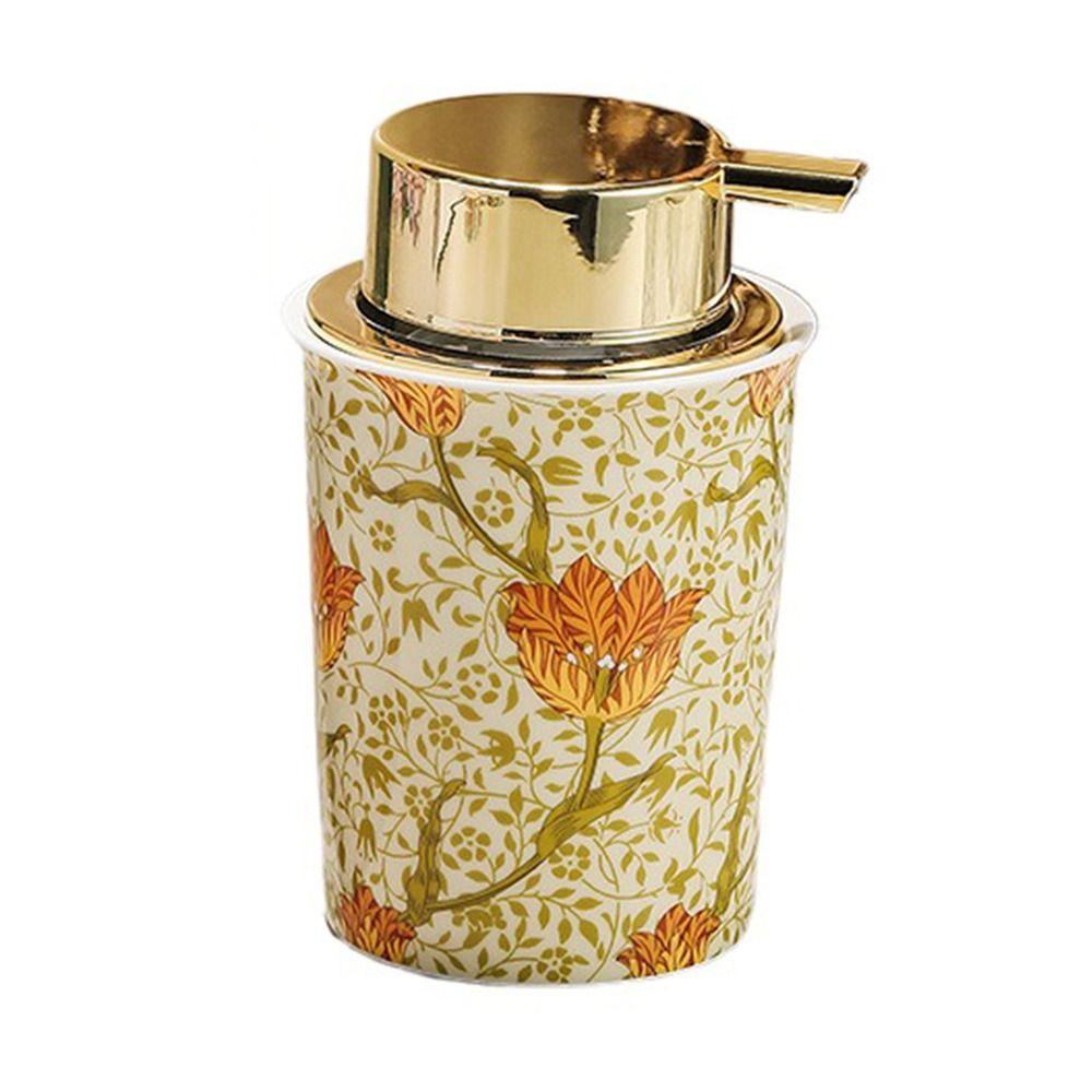 

Роскошный флакон с жидкой пеной, цветочный декоративный дозатор для мыла для рук, флакон-помпа, шампунь Style 6