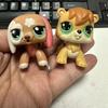Hasbro Littlest Pet Shop Action Figure Dachshund Chipmunk Butterflies Spiders Adorable Anime Pet Model Collect Ornaments Children Gifts