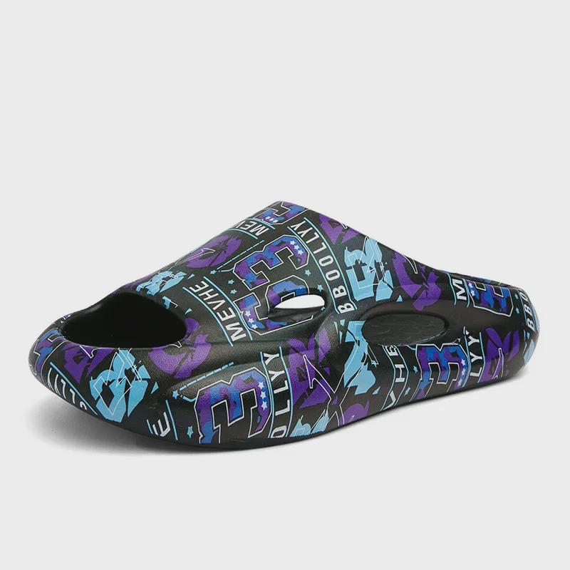 Męskie Lekkie Antypoślizgowe Klapki Casual w Dużych Rozmiarach - Modne Sandały Sportowe Outdoor