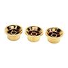 3PCS Electric Bass Volume Knob Plastic 2T1V Fine Workmanship Guitar Potentiometer Knob for Replacement
