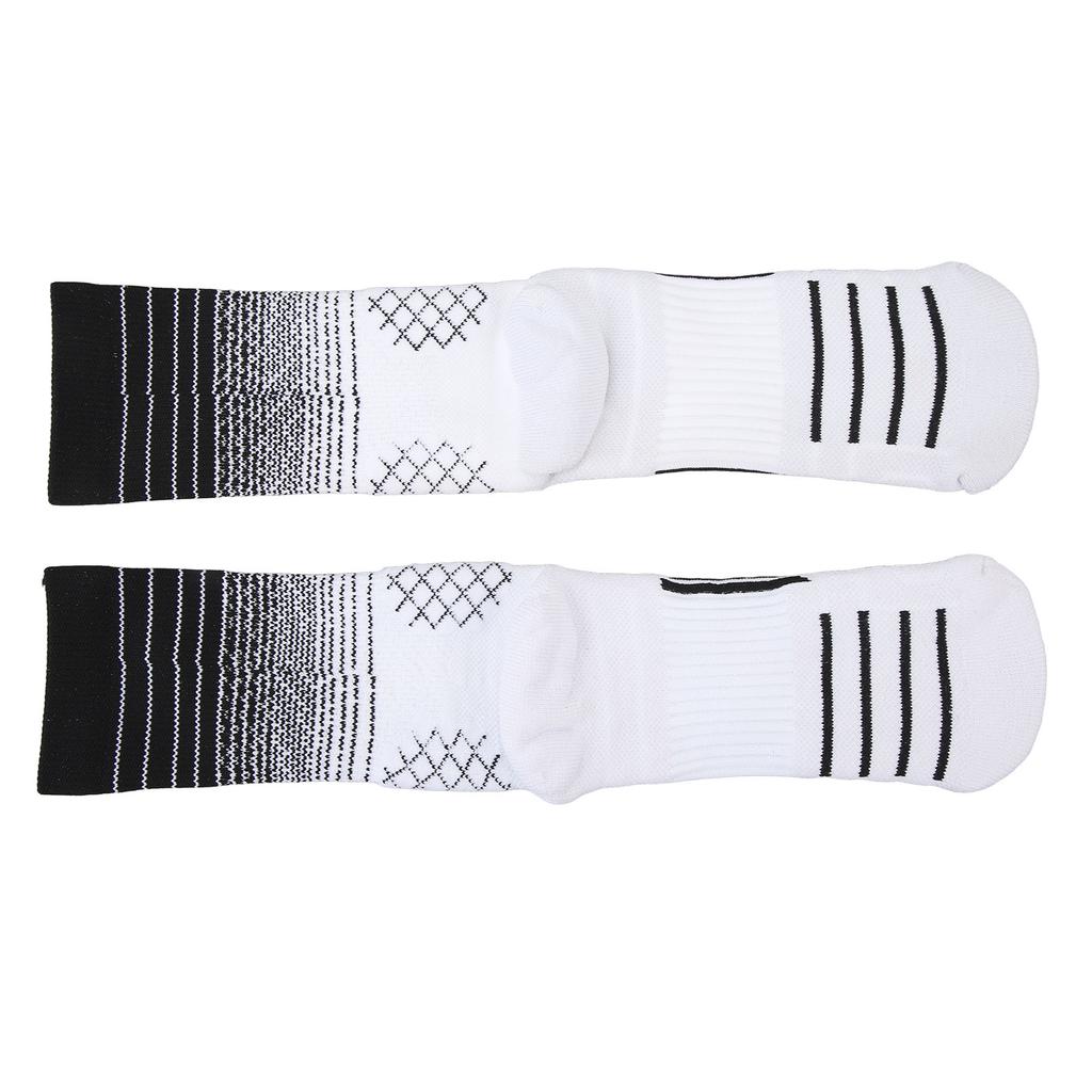 Męskie Sportowe Skarpetki Crew Elitowe Skarpetki do Koszykówki Amortyzowane Sportowe Skarpetki Crew Grube