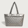 Tote bag for women, 2024 new model, large-capacity airy down bag, commuter shoulder and underarm bag