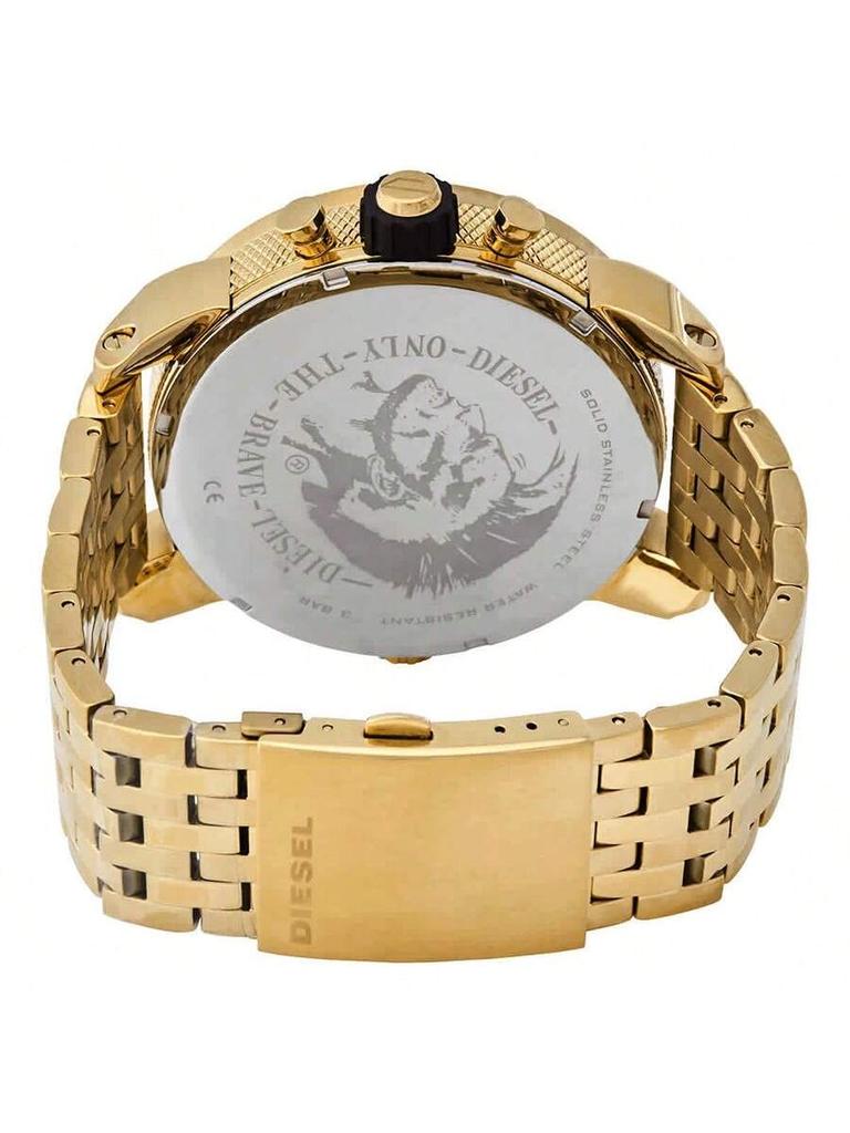 Diesel 61 Mm Dual-Time Chronograph for Men – Oversized Statement Watch, Ideal for Night Out, Travel & Urban Street Style – DZ7412