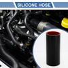 X AUTOHAUX Silicone Hose, Silicone Tube, Intercooler, Turbo, Intake Pipe, Black, Length 5.0 Inches