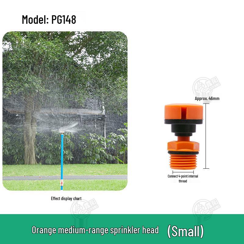 4-Minute Rotating Garden Sprinkler: Watering, Irrigation, Cooling, Dust Removal, Atomizing Nozzle