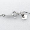Flour Necklace Pt850Platinum/Pt900Platinum/diamond Flour 4.8g Women Used