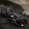 Wohnmobil Set Bausteine Klassisches Wohnmobil/Sportwagen/Motorrad Modell, Schwarz, Sammlerfahrzeug-Set für Erwachsene, Valentinstag, Weihnachten, Perfekter Geburtstag Oder