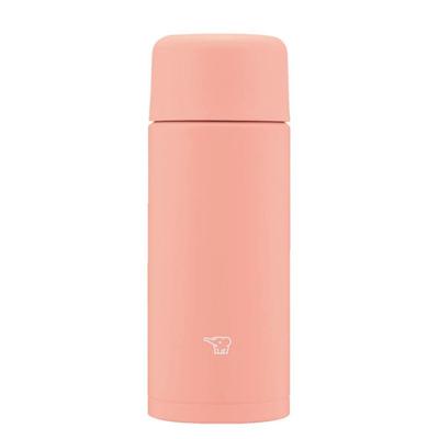 ZOJIRUSHI Water Seamless Small Nerezová Dahlia Integrovaný uzávěr a snadné mytí pouze 2 položek Láhev, uzávěr, Kapacita, 250 ml, Šroub, Hrnek, Růžová,
