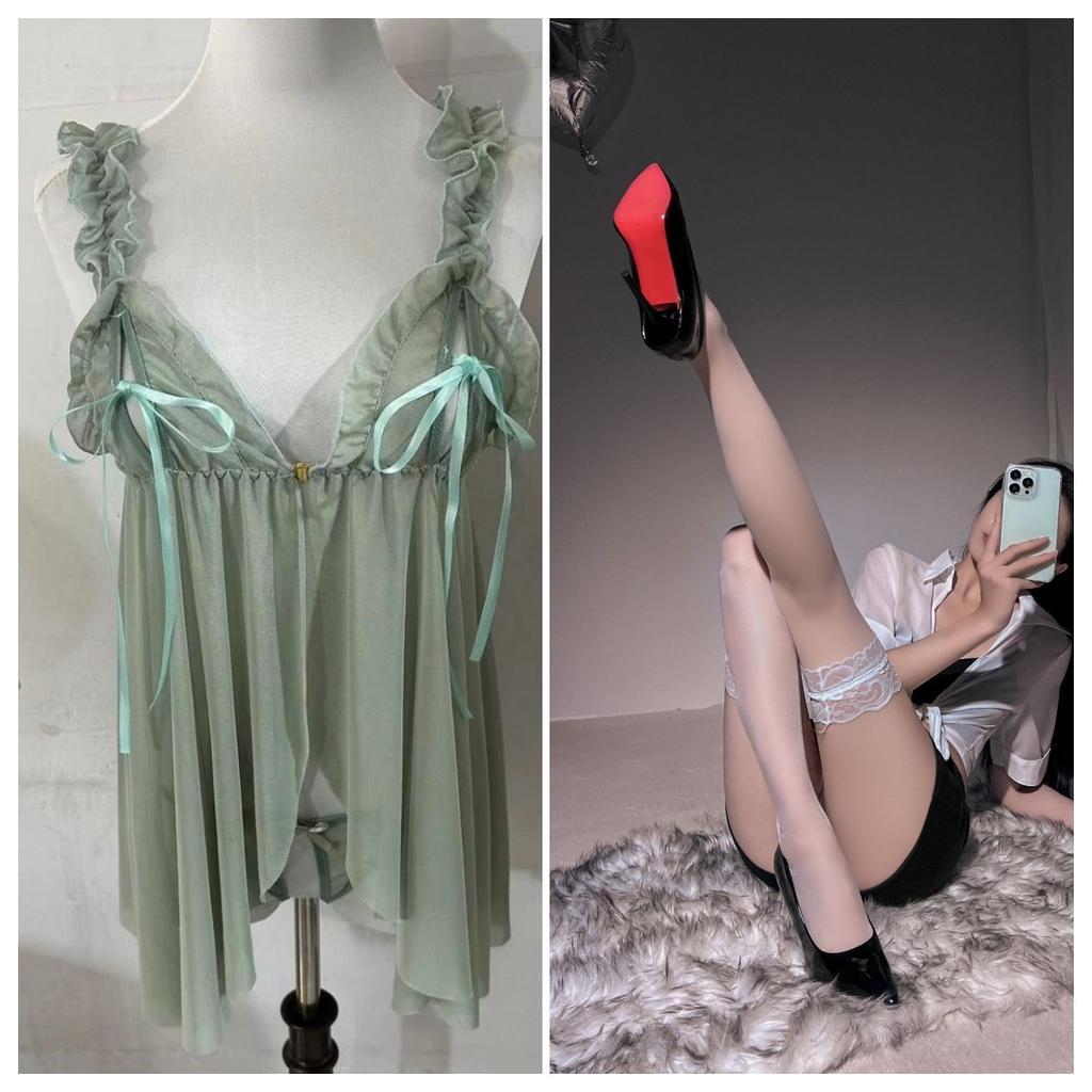 Sexy pajamas women's pure desire lace ice silk underwear mood high-end suspender nightdress 2026 new loungewear