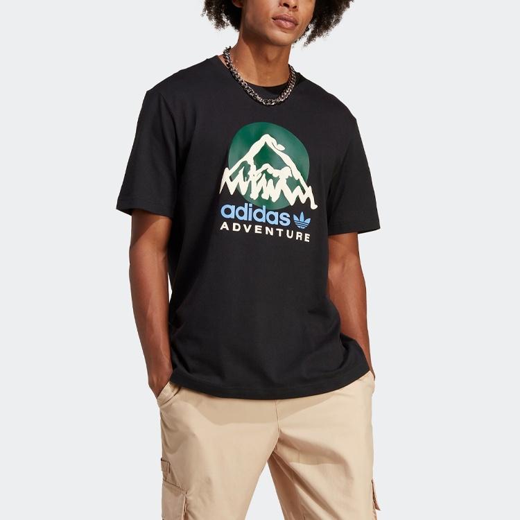 adidas Originals Adv MTN Fleece Tee 'Black' Men's IC2361