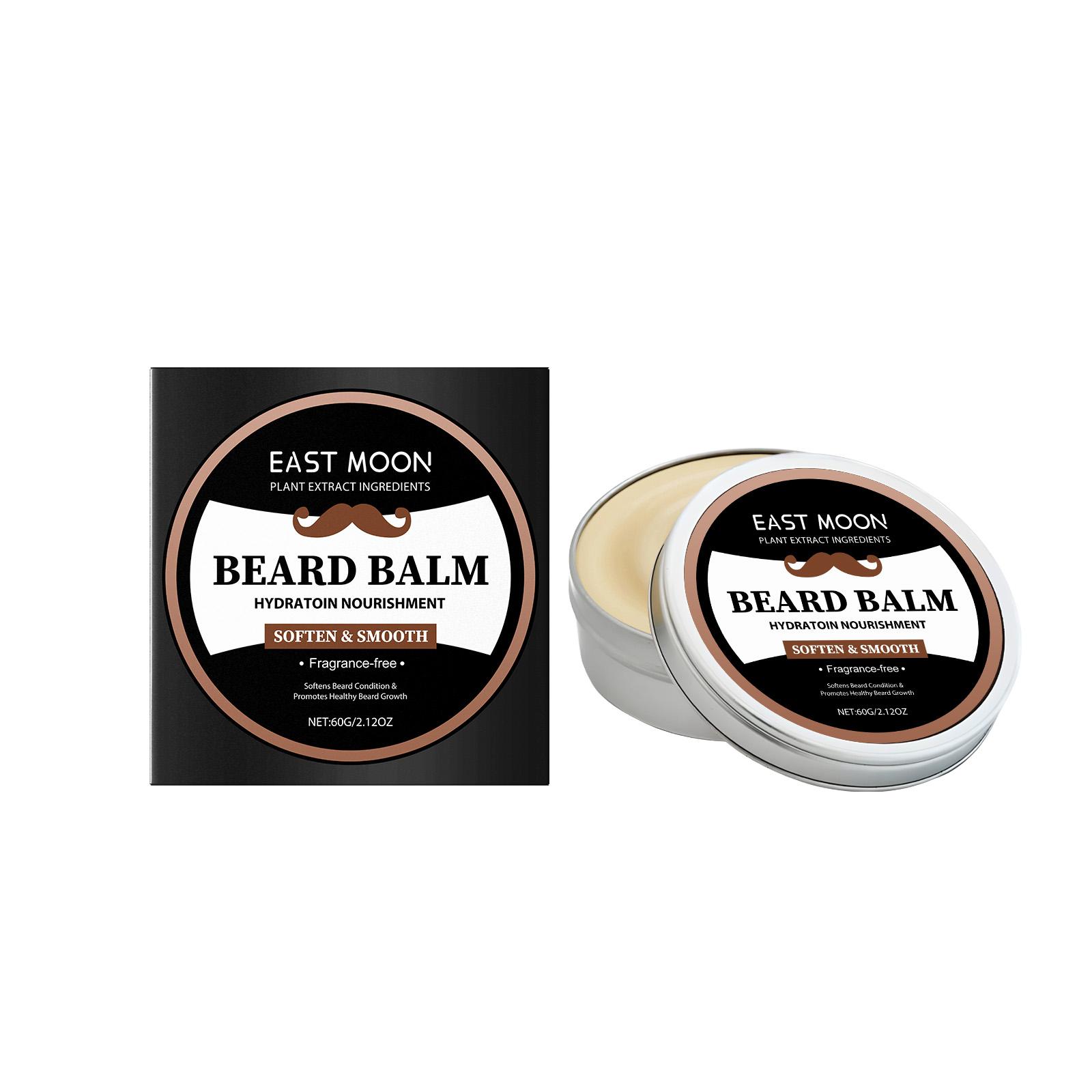 

Men S Beard Balm with Jojoba Oil & Vitamin E - Nourishing Conditioning Wax for Soft 60g