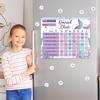 Reward Chart for Kids Magnetic Mermaid Behavior Chore Pad 26 Incentive Chore Charts with 1408 Star 80 Shell Starfish Themed Reward Stickers for Kids