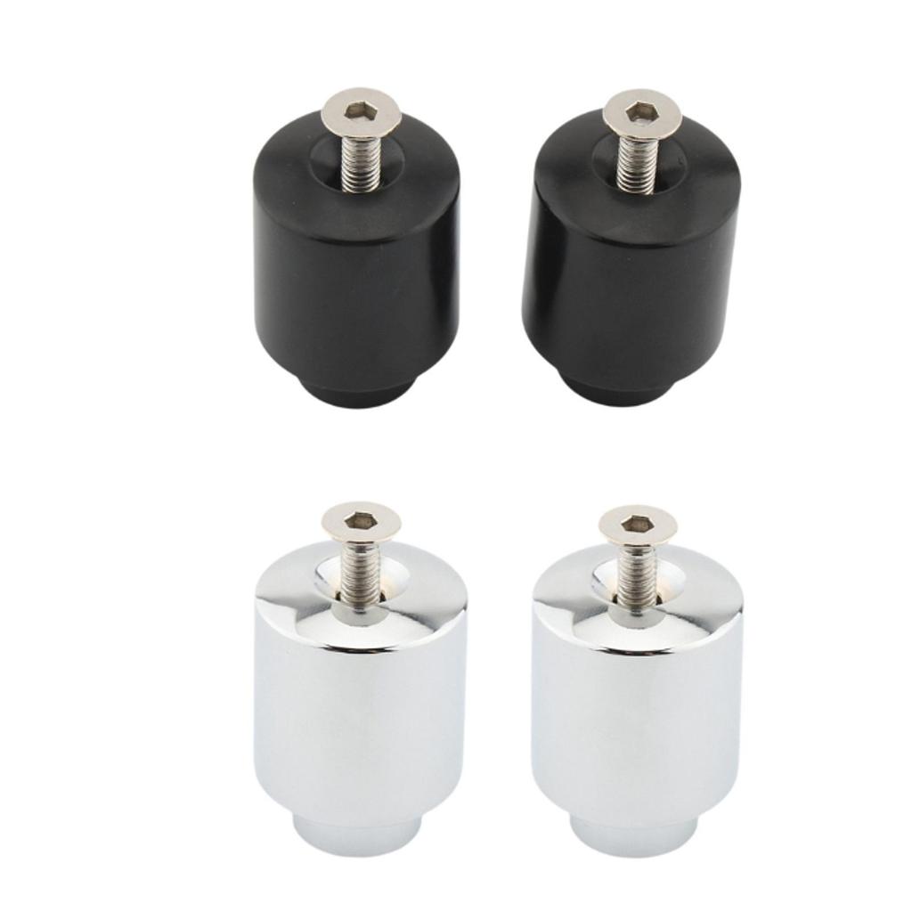 2Pcs Motorcycle Handlebar Grips End Plug with Screws Professional Hand Grip Bar Ends for Honda CBR VFR800 RC51 Vtr CBR929rr