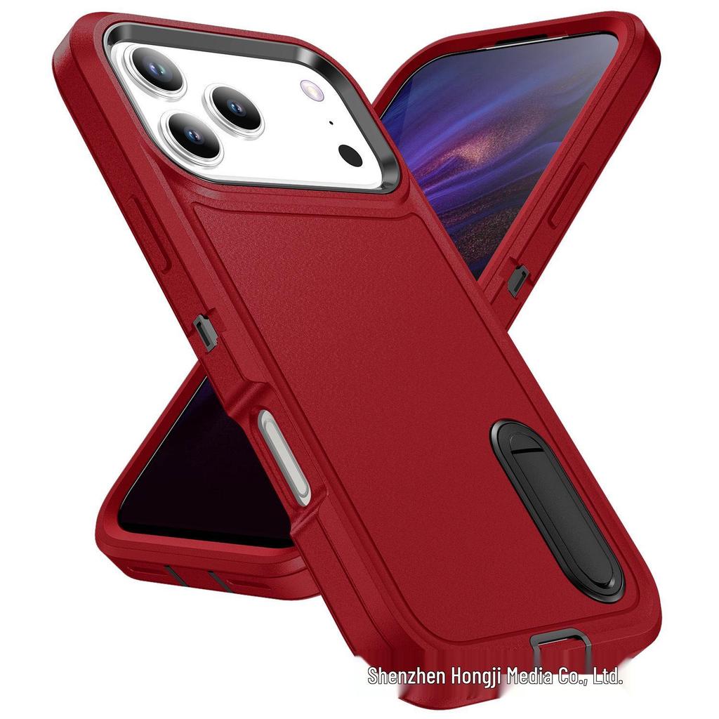 Apple iPhone 17 & Google Pixel 9 Defender Case: Three-Proof, Drop-Proof, Invisible Stand