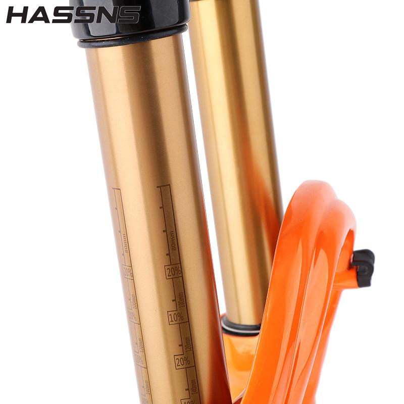 Mountain Bike Air Pressure Front Fork 34 36MM Tube 160/180 Large Stroke God Fork Barrel Shaft BOOST Air Fork