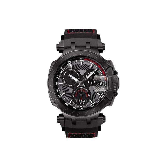 

TISSOT Race Collection Quartz Movement 100m Water Resistance Men s Watches Watch 44mm And Above Black Dial T115.417.37.061.04 Smoke Gray Watch Dial