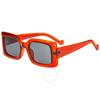 Bertha Ladies Orange Rectangular Sunglasses Brsbr053c5