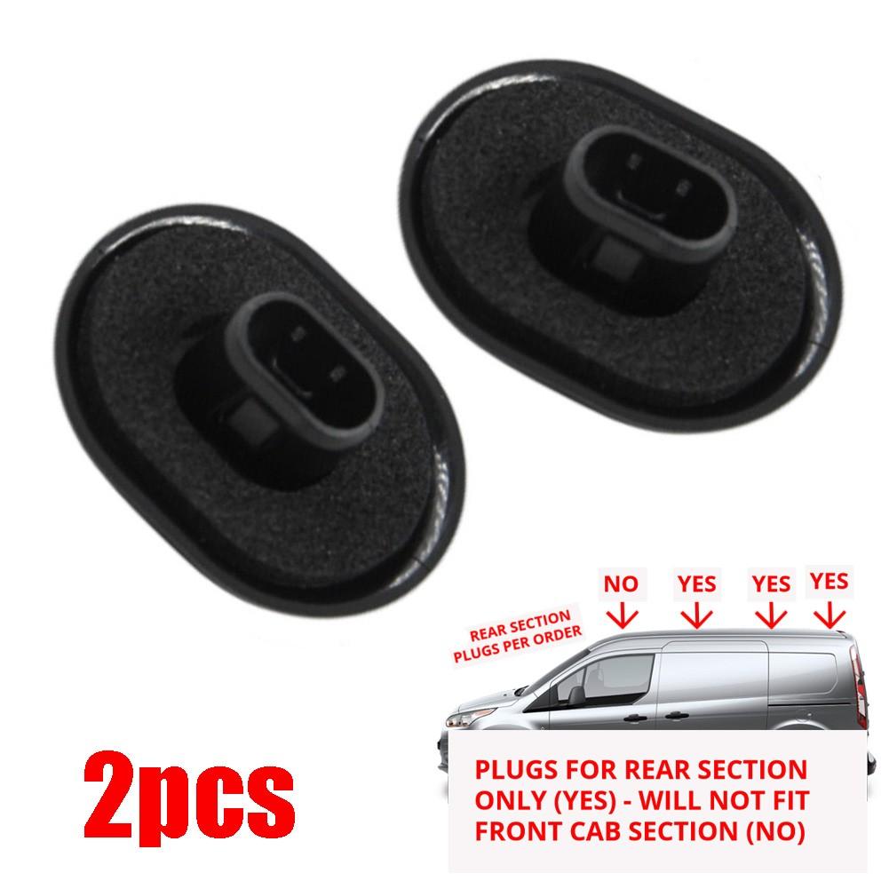 2x For FORD for For TRANSIT Connect Rear Roof Rack Cap with Plastic Material