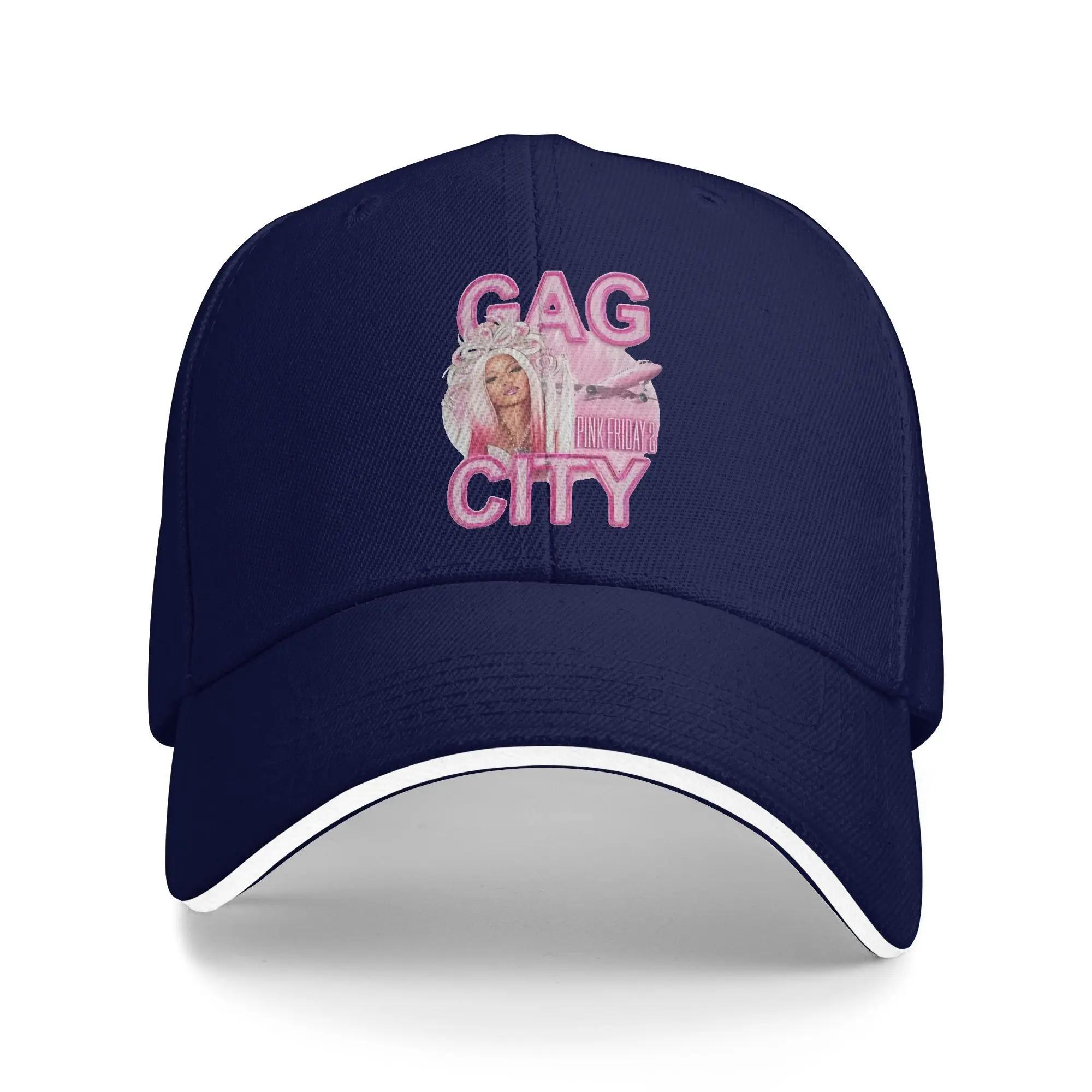 

Gag City Nicki Minaj Queen Of Rap Casual Baseball Cap Outdoor Sports Hip Hop Hats Summer Sun Visor Couple Women Fashion Snapback One Size