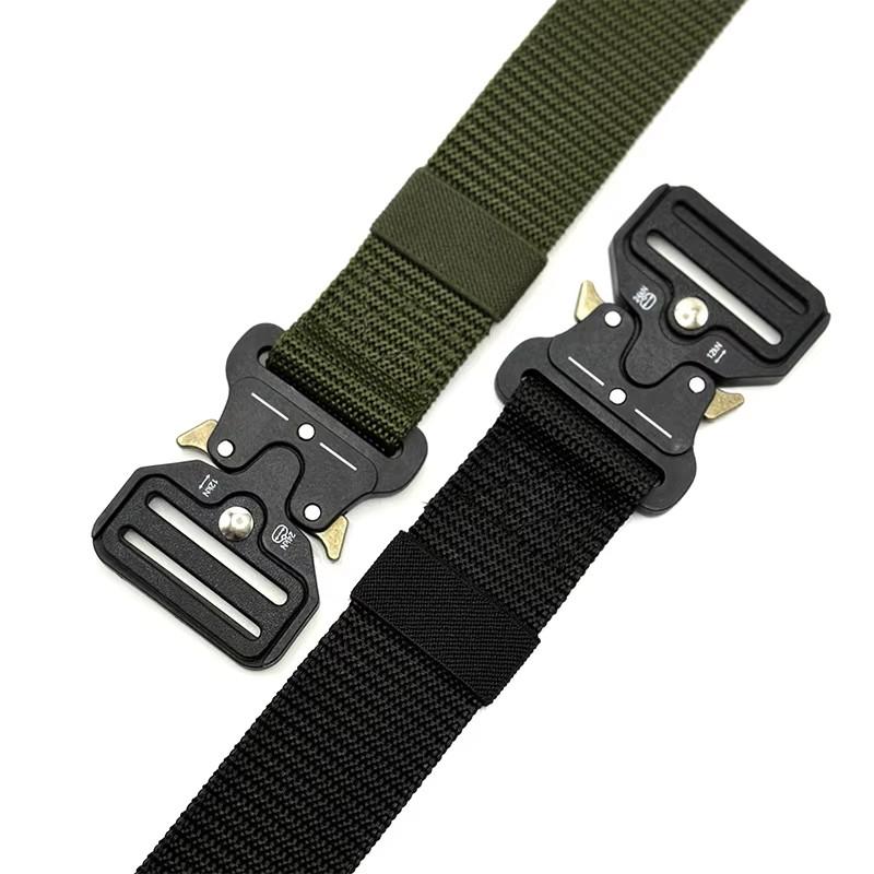 Outdoor Hunting Tactical Multi-Function Combat Suryival Canvas For Nylon Male Luxury Belts Neutral Belts