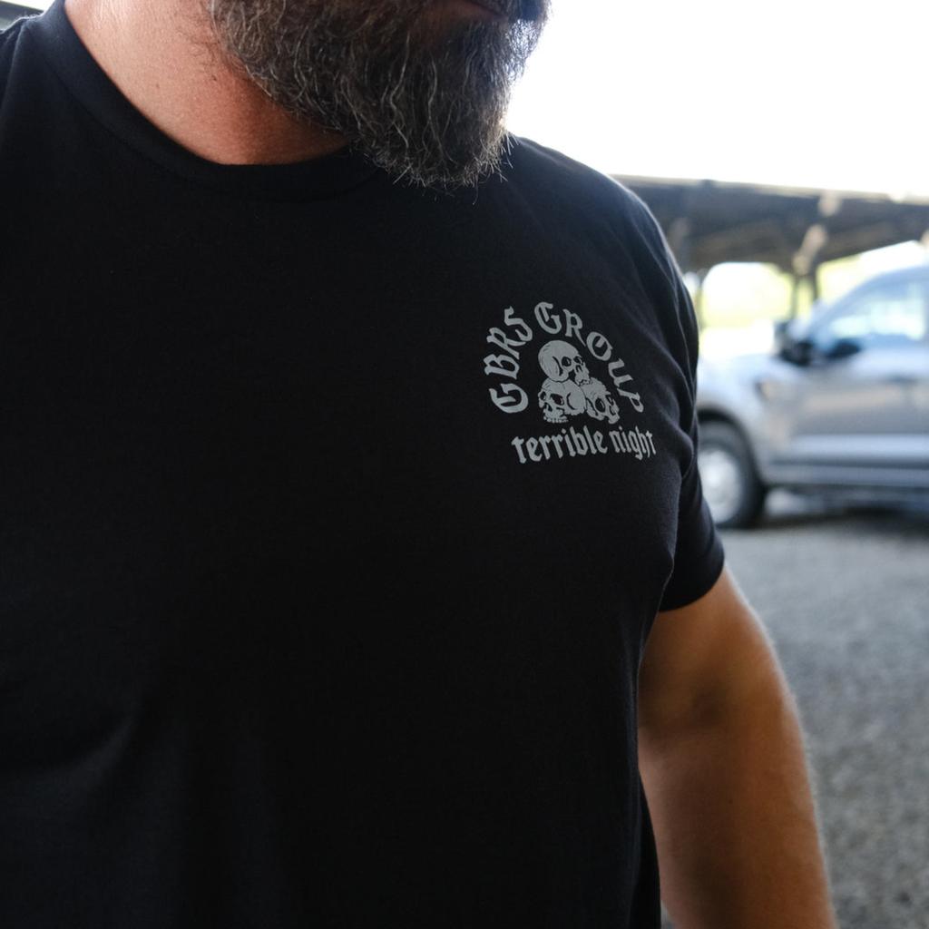 2025 Ny Ny Instruktører MEN T-skjorte GBRS Security Series Ørnemerke Trykt Rund Hals Kort Ermet T-skjorte Street Trend TOPP