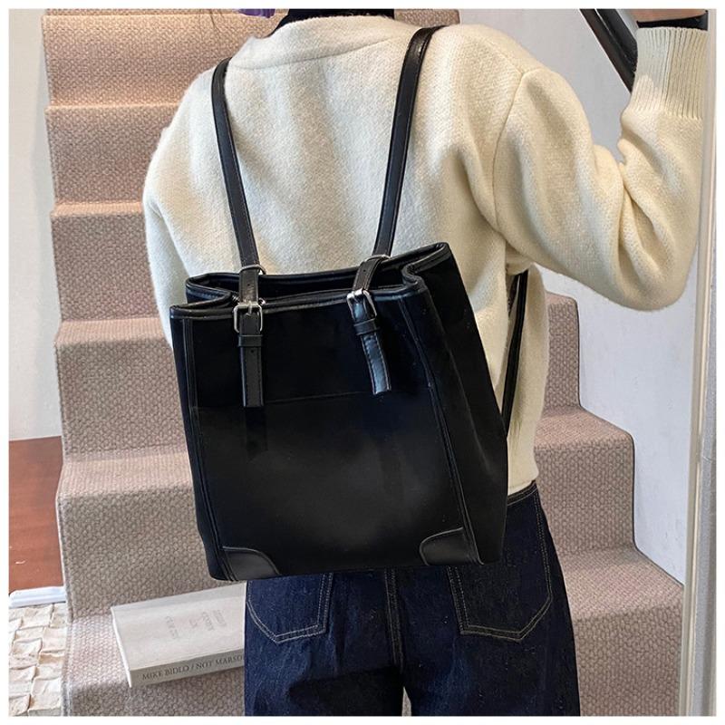 Winter Retro Large-capacity Shoulder Bag Women's Bag New Commuter Tote Bag Casual Backpack