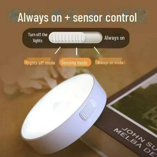 Smart LED Motion Sensor Night Light with Remote Control for Dorms