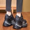 Nové prodyšné „dad shoes“ s vnitřním zvýšením výšky, platforma, síťovina, malé sportovní a volnočasové boty