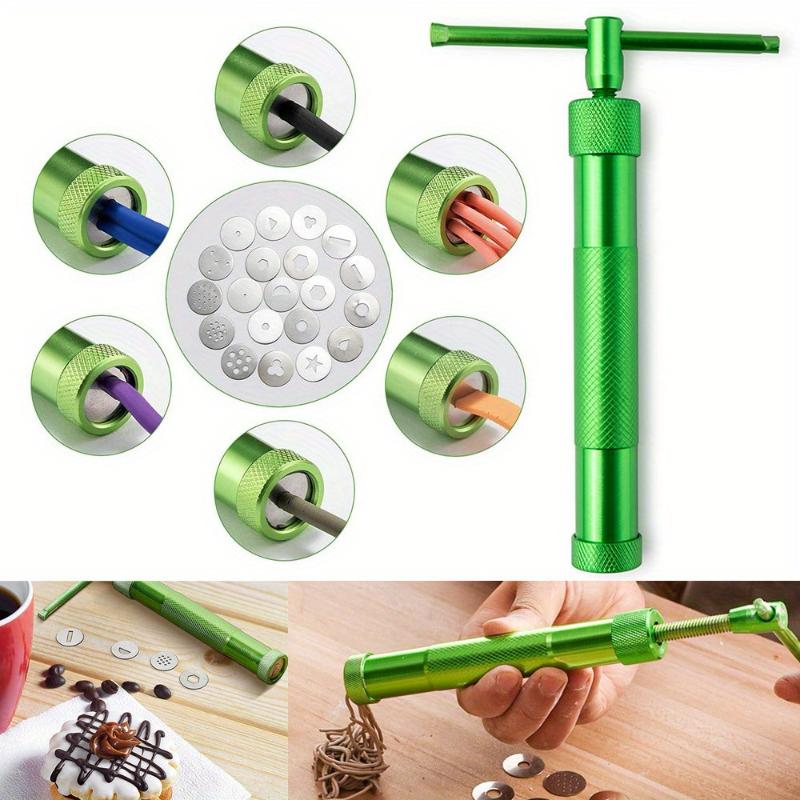 

1 комплект, высококачественные глиняные экструдеры, глина, сахарная паста, экструдер, скульптура, пулемет, скульптура для помадного торта, полимерный кухонный торт