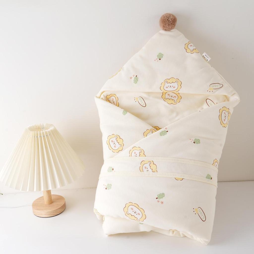 Verdickte reine Baumwoll-Baby-Swaddle-Decke für Herbst/Winter