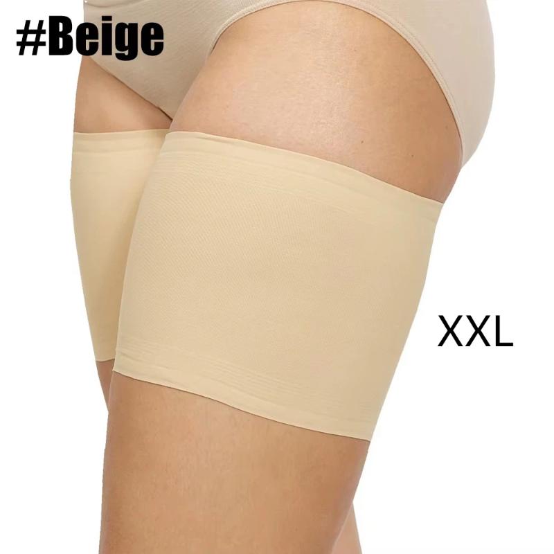 1 Pair Women Compression Thigh Covers Anti-friction Non-slip Durable Fabric for Cycling Climbing Outdoor Sports