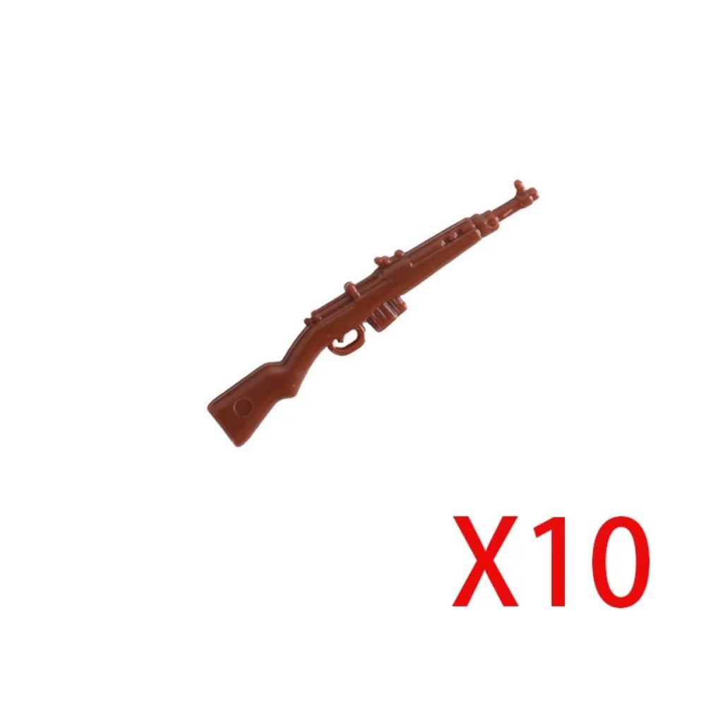 WWI WWII Building Blocks Soldiers Military Accessories Bomb Two-color Gun Mini Brick Weapons Gift Toy AKM Helmet RPG Grenad X026