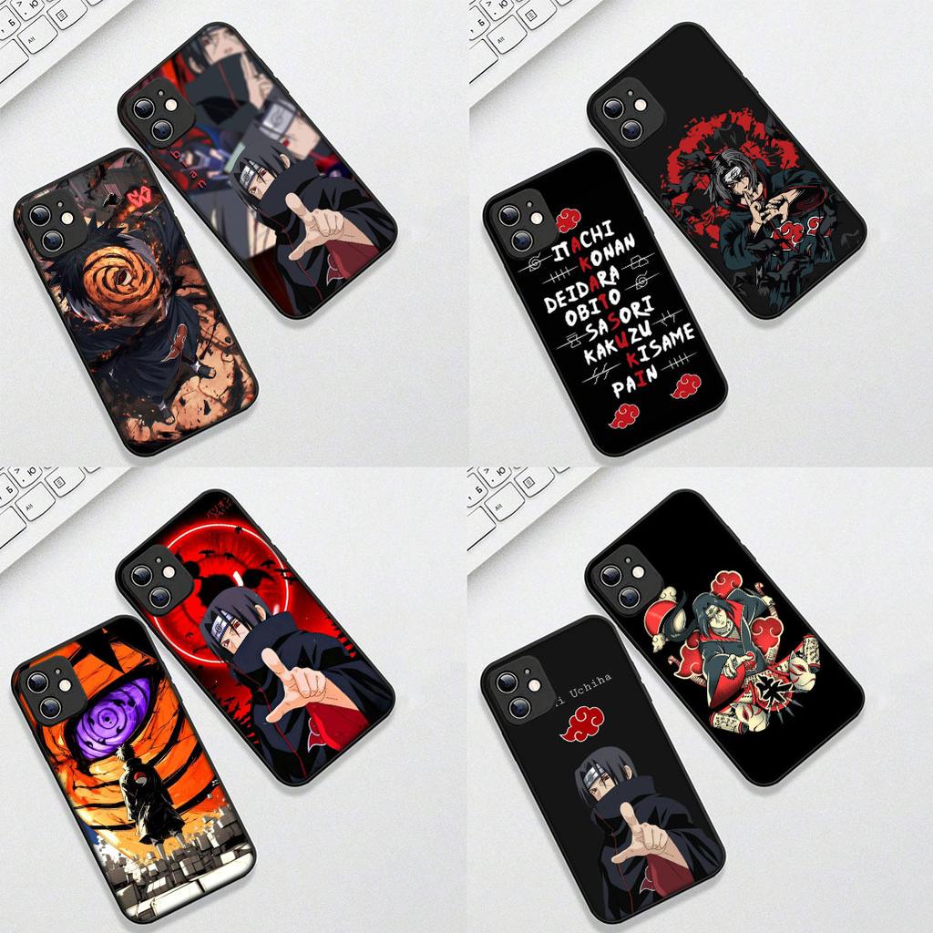 Cover for Apple iPhone 16 15 14 11 Pro Max 6 7 8 Plus + SE2 SE3 SE 2022 2020 8+ Phone Case Akatsuki Narutos Obito Itachi Tobi