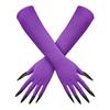 Halloween Long Nail Gloves for Women Witch Costume Party Accessories