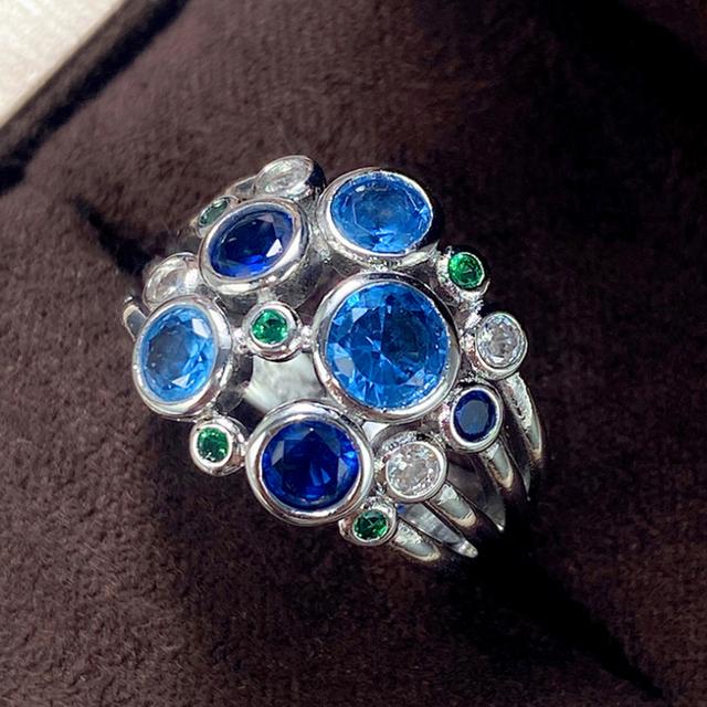 

Стильное цветное хрустальное кольцо для женщин, модные женские аксессуары, нежный дизайн, подарок, модные украшения для вечеринок 7
