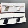 3D ABS Chrome Black TT Logo Letters Car Trunk Emblem Badge Decal For  nlux7 TT RS MK1 8N 8J MK3 8S MK2 TT Sticker Accessories