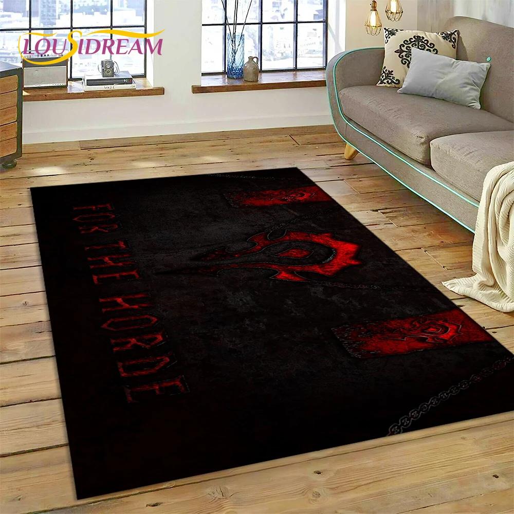 WOW, World of Warcraft  Demon Hunter, Lich King Game Carpet Rug for Bedroom Living Room Home Sofa Decoration,Kid Decor Floor Mat