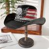 Unique Knight Hat for Women, Summer Festival Party Sun Hat, Western Cowboy Sun Protection Straw Hat, Trendy Punk Hat for Men