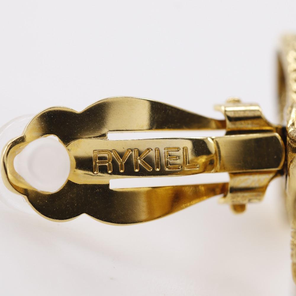 Sonia Rykiel Tassel Earring Plated Gold 17.3g Women Used