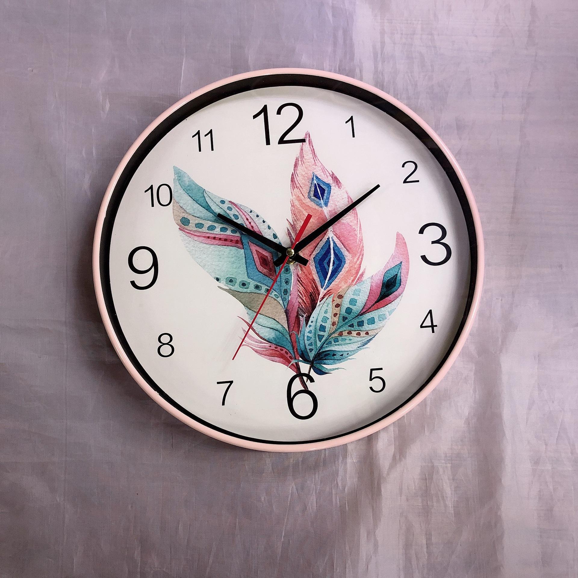 

Классические круглые настенные часы Креативные и модные для дома, гостиной 12-дюймовые кварцевые настенные часы 30 см 12 inches