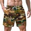 Summer Men's Camouflage 3D Printed Beach Shorts