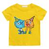 Sommer Kinder T-Shirt Die wunderbar verrückte Welt von Gumball 100% Baumwolle T-Shirt Kawaii Cartoon Grafikdruck T-Shirt Lustiges T-Shirt Sommer Oberteile
