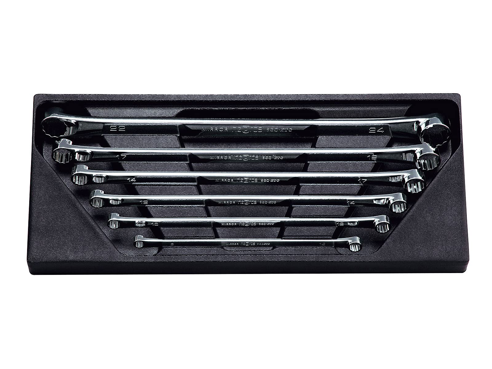 

Nepros Flat Type Long Box-End Wrench Set(6pcs.)