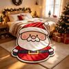 Christmas Santa Flannel Blanket Soft Cozy Throw Home Winter