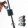 Fishing Rod Holder Portable Fishing Rod Clip with Keychain Rod Assistant Tools