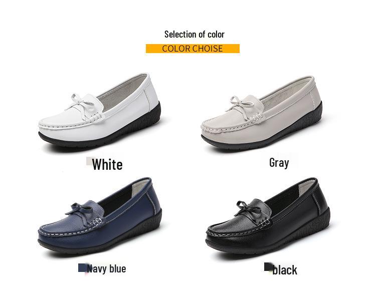 2024 Spring & Fall Women's Casual Flat Nurse Loafers with Tendon Sole