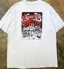 Vintage 90s Flat Duo Jets Short Sleeve White All T-Shirt AE128