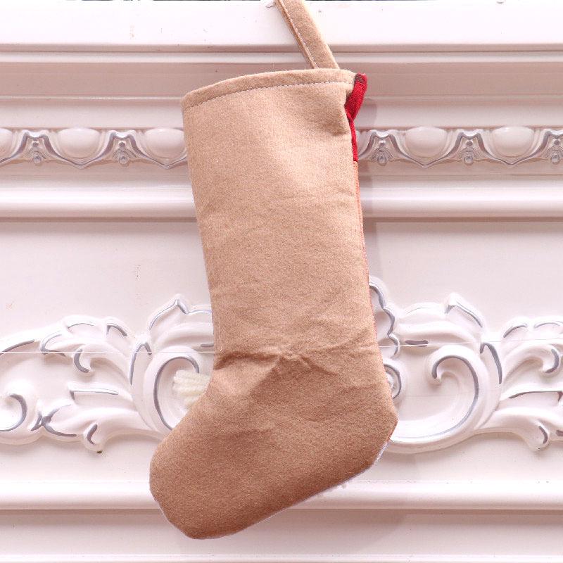 European & American Style Christmas Gift Bags - Old Man & Snowman Decorations for Kids