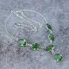 Tsavorite Gemstone Handmade 925 Sterling Silver Jewelry Necklace 18" M-413