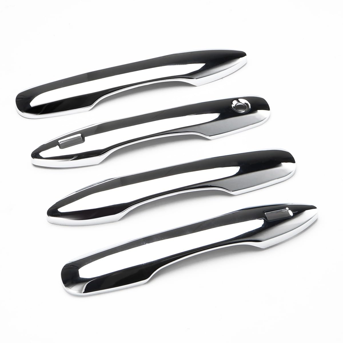 

Marchfa Door Handle Door Knob Cover with Prius HPV 50 Series ZVW50 ZVW51 Camry 70 Series AXVH70 MARAI Full Custom Overlay with Smart Holes Silver